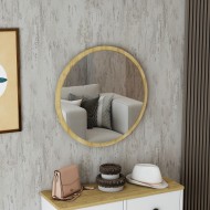 Viena Oval Duvar Aynası - Safirmeşe Çerçeveli