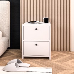 Vita Kapaklı Komodin Beyaz