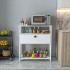 Yaris Beyaz Kahve Köşesi Raflı Çok Amaçlı Mutfak Dolabı