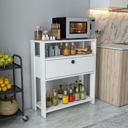 Yaris Beyaz Kahve Köşesi Raflı Çok Amaçlı Mutfak Dolabı Yaris Beyaz Kahve Köşesi Raflı Çok Amaçlı Mutfak Dolabı