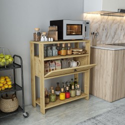 Yaris Safirmeşe Kahve Köşesi Raflı Çok Amaçlı Mutfak Dolabı Yaris Safirmeşe Kahve Köşesi Raflı Çok Amaçlı Mutfak Dolabı